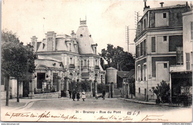 91 BRUNOY - la rue du pont