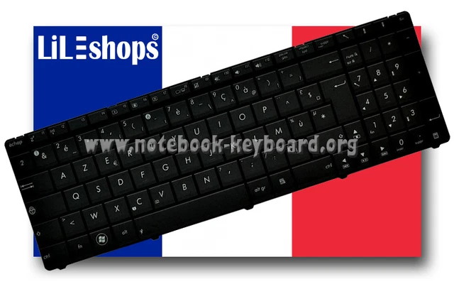 Clavier AZERTY Français De Remplacement Pour ASUS X73 Série - Neuf, Marque KINPOWER, Fabriqué En Chine