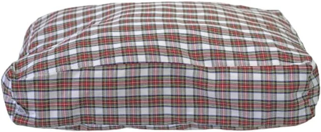 Midlee Christmas Plaid Dog Bed Cover