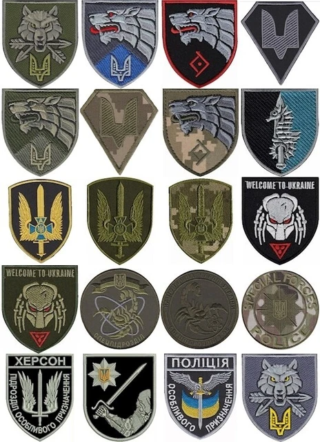 Ukrainian Flag Special Forces Ukraine Morale Patch ARMY MILITARY