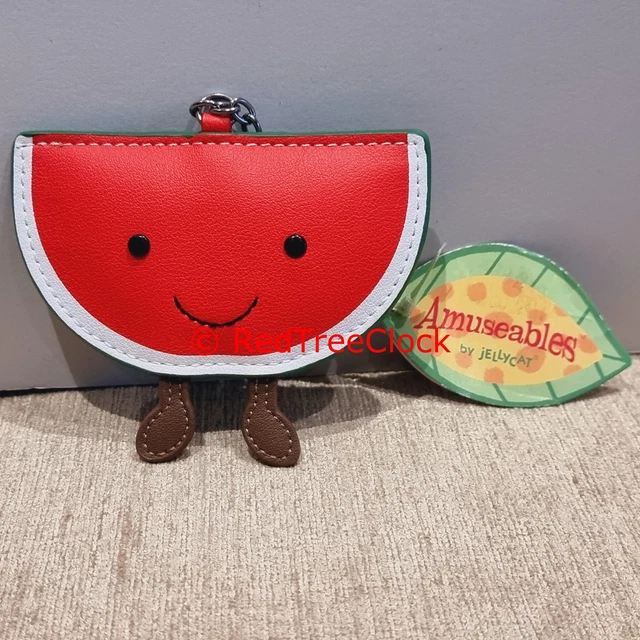 NEW JELLYCAT AMUSEABLE Watermelon Key Ring Bag Charm gifts £37.99