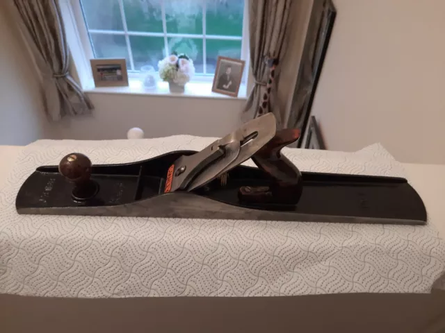 Vintage Stanley Bailey No.7 Wood Plane 22" Sole Jointer Planer - Made in England