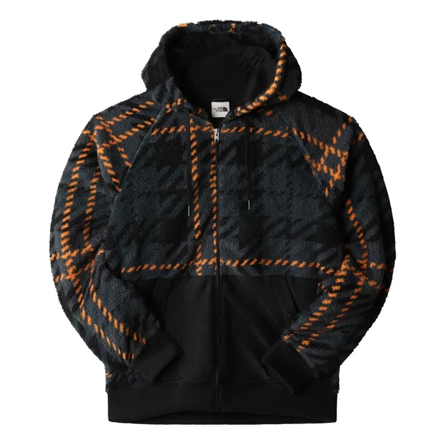 The North Face M Stampa Cresta Pile Uomo Felpa con Cappuccio Giacca