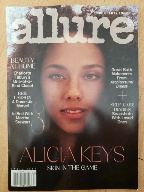 ALICIA KEYS, BRIE Larson, Martha Stewart, Allure Magazine April 2021 £8