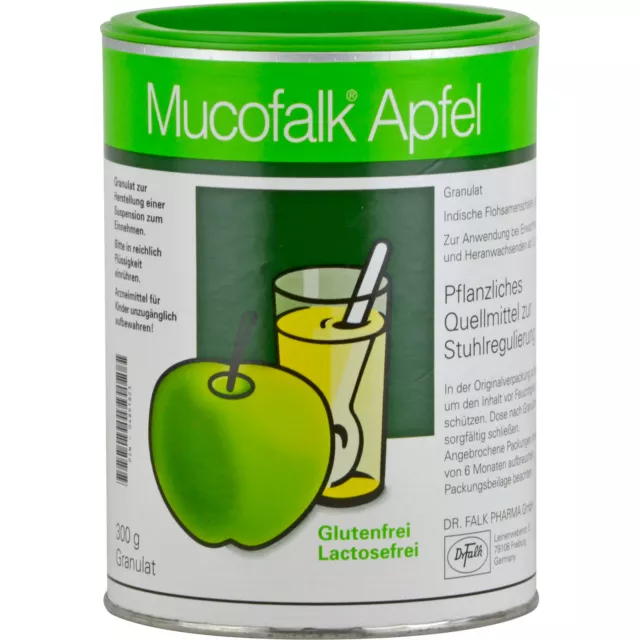 Mucofalk Apfel Granulat Quellmittel zur Stuhlregulieru, 300 g Pulver 4891823