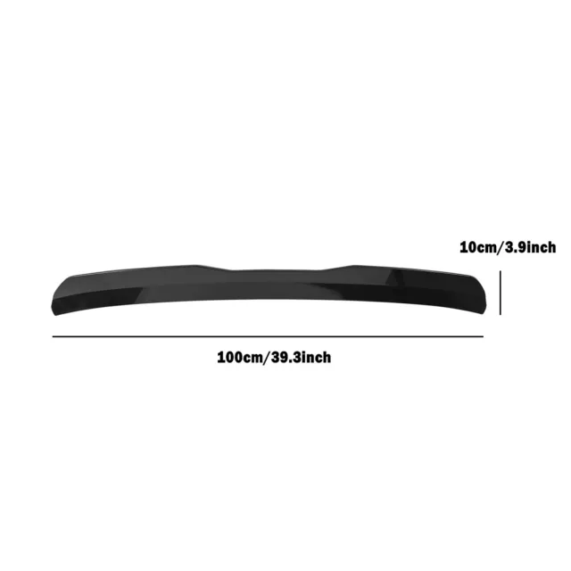 For Seat ibiza mk2 3 4 Rear Upper Boot Trunk Wing Roof Spoiler Glossy Black 99cm 3