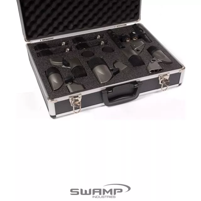 iSK DSM-7A Drum Kit Microphone Set - 7-Piece - Studio Mic Package