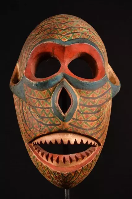 20209 An Authentic African Bakongo Mask DR Congo