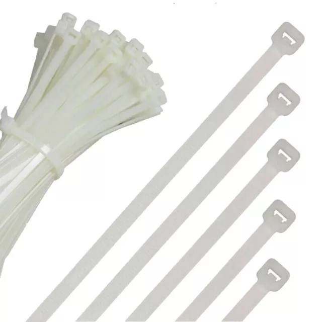 Cable Ties  Zip Ties White Long Short Small Thick Thin Long Heavy Duty