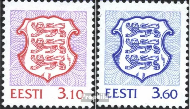 Estland 314-315 (kompl.Ausg.) postfrisch 1998 Staatswappen