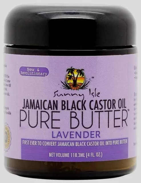 Sunny Isle Jamaican black Castor Oil Pure Butter Lavender 118ml