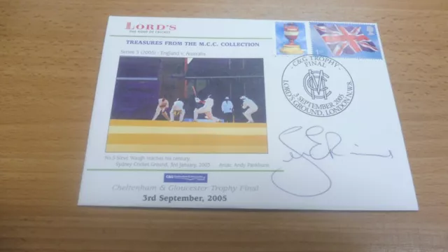 FDC: C & G Trophy Final 2005 Signed by Man of the Match Sean Ervine (Hampshire)