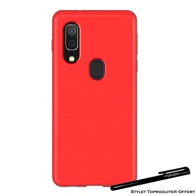 Coque silicone gel Rouge ultra mince pour Xiaomi Redmi Note 8