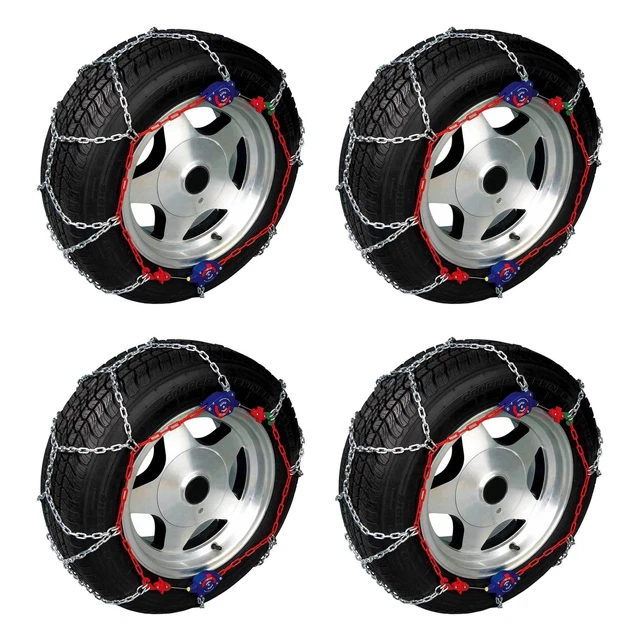 Auto-Trac 154505 Series 1500 Pickup Truck/SUV Traction Snow Tire Chains, 8 Pack