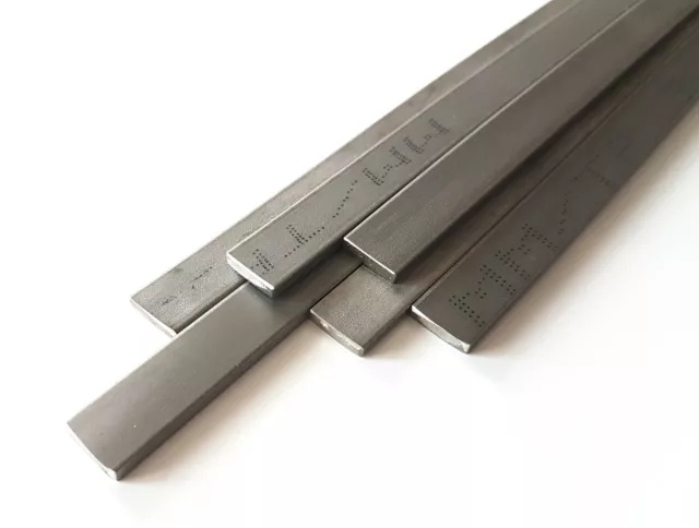 Flat Bar Stainless Steel 304  12mm x 3mm - Various Lengths from 50mm to 600mm