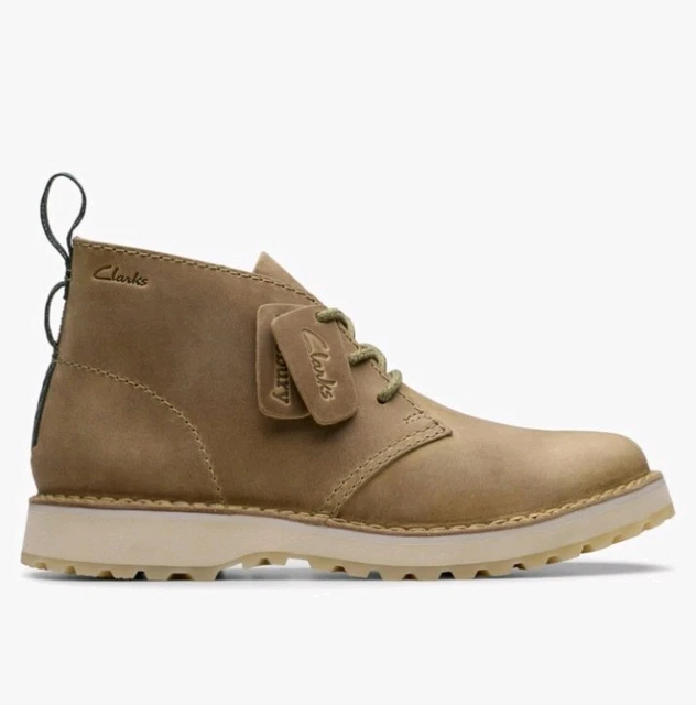 Signature Service Rba CLARKS SIGNATURE SOLSBURY DB Men’s Leather Chukka Boots UK Size 8 G EU ...