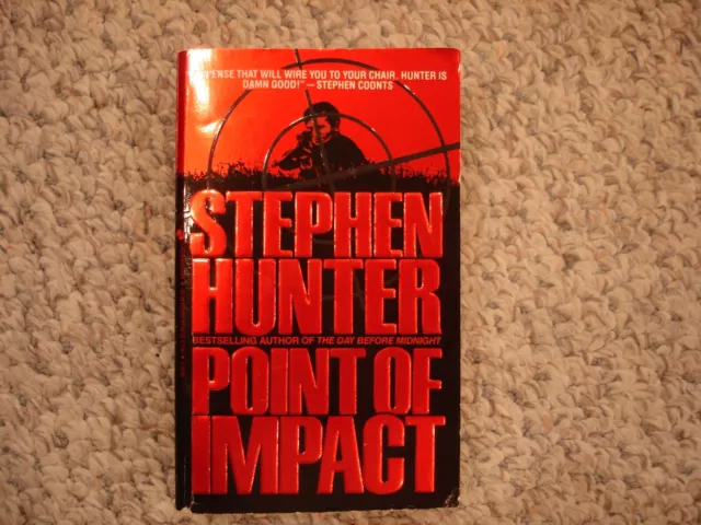 Point Of Impact Stephen Hunter first printing Bantam paperback 1993 Shooter