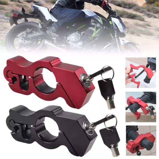 Motorbike Motorcycle Handlebar Throttle Grip Lock Security Brake Bike Scooter