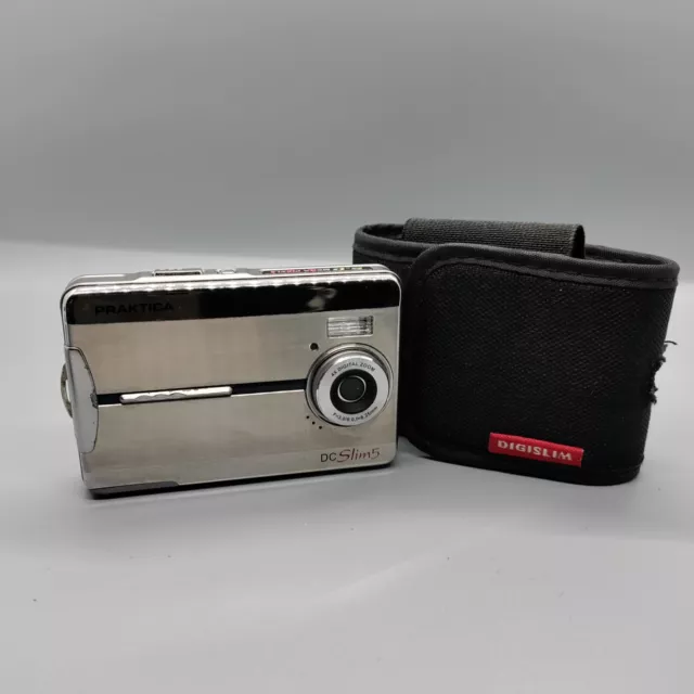 Praktica DC Slim 5 5.0 MP Compact Digital Camera Silver Tested