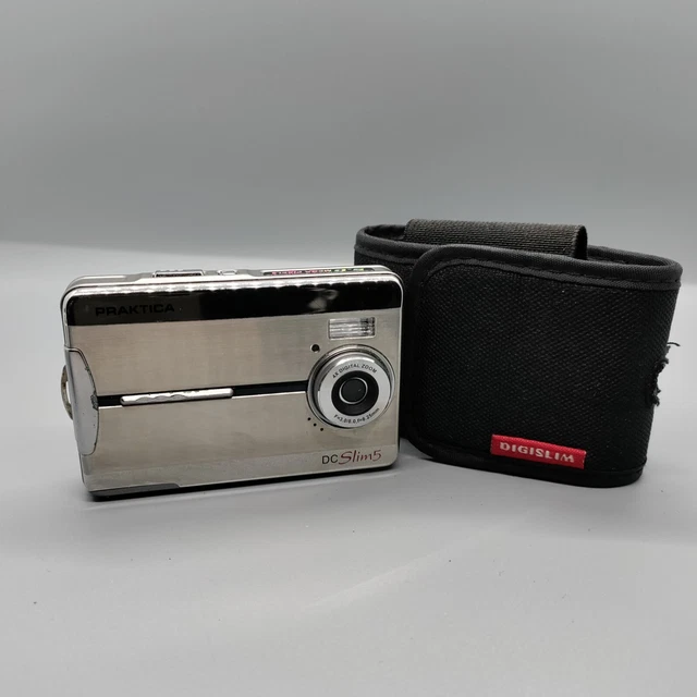 Praktica DC Slim 5 5.0 MP Compact Digital Camera Silver Tested