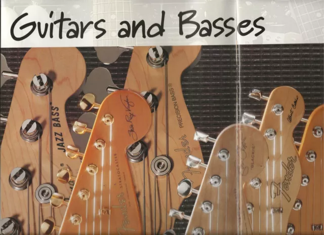 Fender Guitars, Basses,amps Catalog Volume 50 Number 1, 1996 Original NOT Repro! 2
