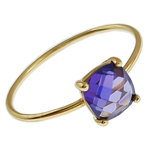 Bague Femme Plaquée Or 18 Carats Avec Zirconium – Plusieurs Tailles Disponibles – Jamais Portée