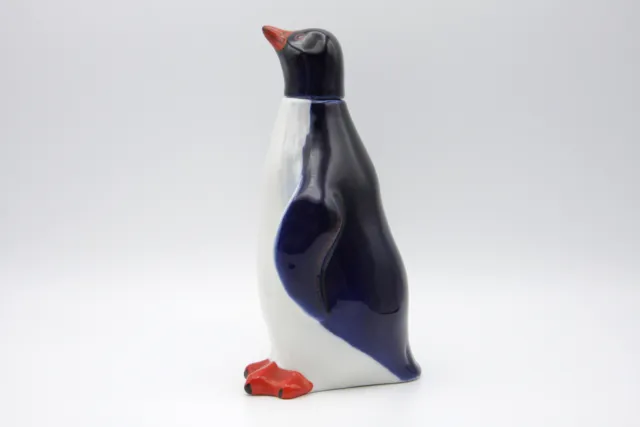 Penguin Porcelain Decanter LFZ Vintage Ceramic Shtof Wine Lomonosov Factory USSR