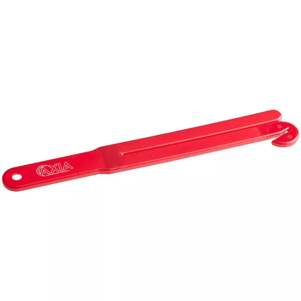 Pouchmate Red Plastic Food Pouch Bag Cutter Opener for Commerical Kitchens