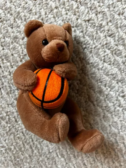 Ty Beanie Baby - HOOPS THE BASKETBALL BEAR 6.5" New MWMT's
