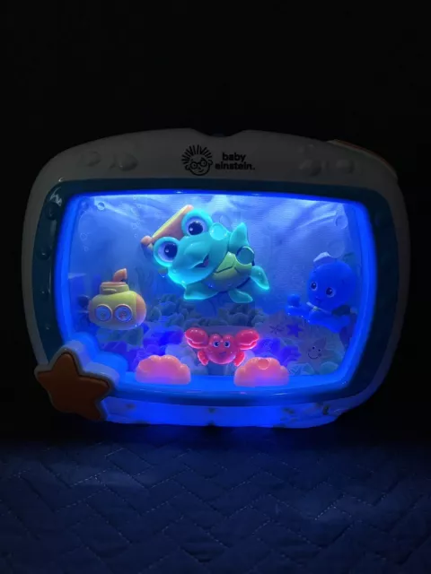 Baby Einstein Sea Dreams Sleep Musical Crib Soother Fish Tank Aquarium Toy