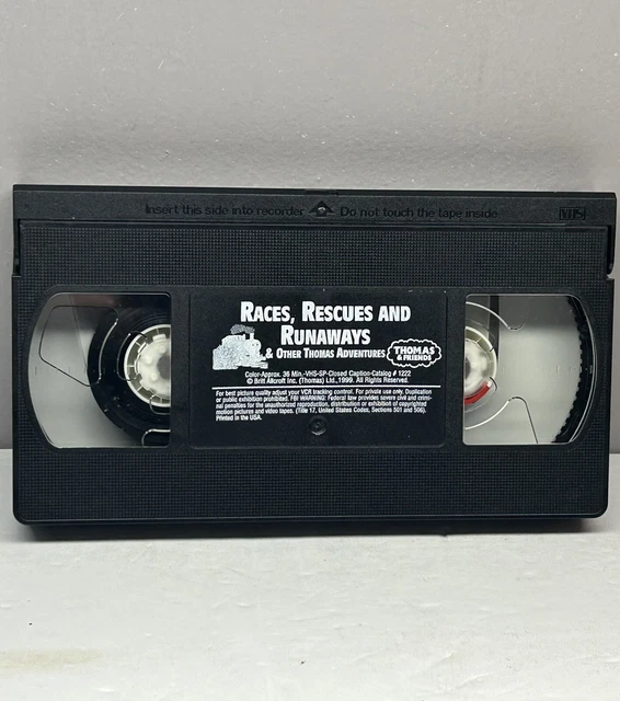 THOMAS TANK ENGINE & Friends Races Rescues Runaways VHS Video Tape Only Train £9.22 PicClick UK