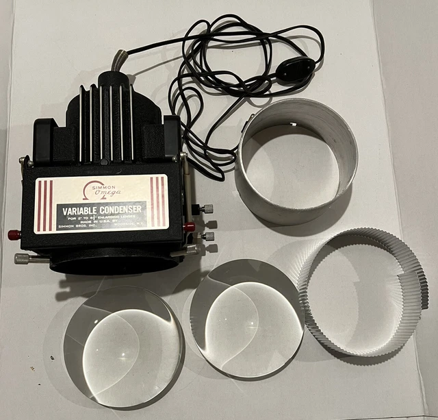 Simmon Omega Variable Condenser Lamphouse Type D With Condensing Lenses