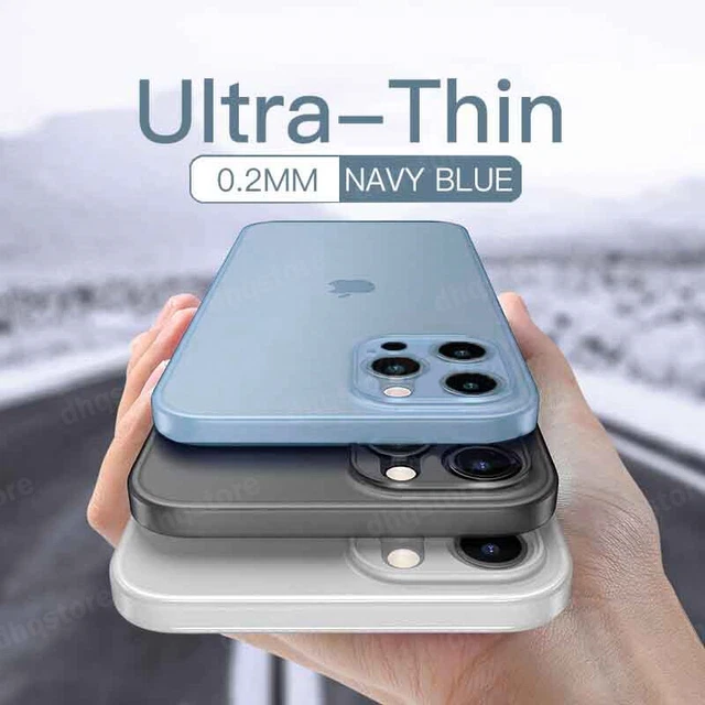 Per IPhone 16 15 14 Pro Max 13 12 11 XS XR 8 Ultrasottile Opaco Cover E Custodie - Foto 2