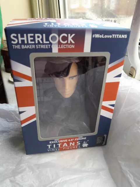 Sherlock Holmes Titans 4.5" Vinyl Figure Brand New Boxed Benedict Cumberbatch