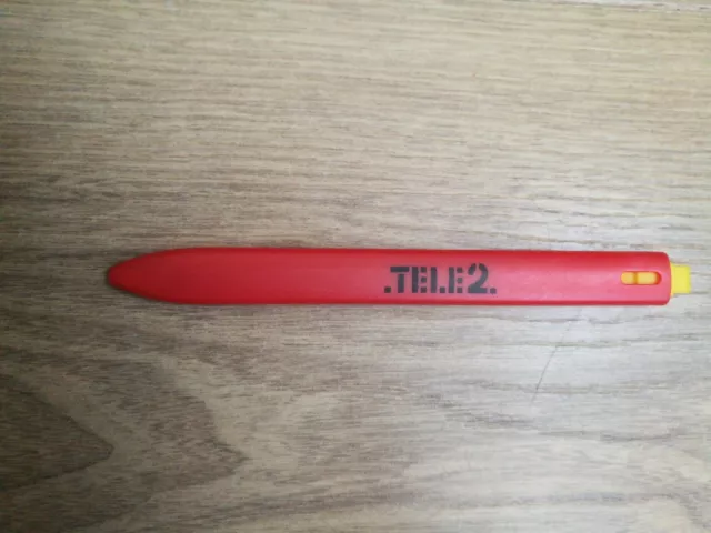 années 90 Télé 2 Suède 90's stylo publicitaire advertising pen