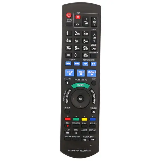 IR6 N2QAYB000475 Replacement Remote for Panasonic Blu-Ray Disc Player