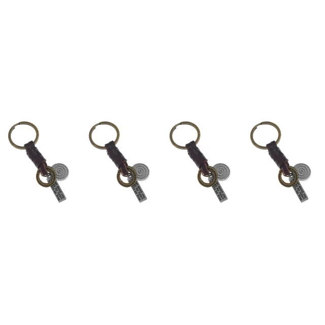 4pcs  Car Keychain Sac Hanging Key Ring Purse Key Chain Vintage Sac Vintage