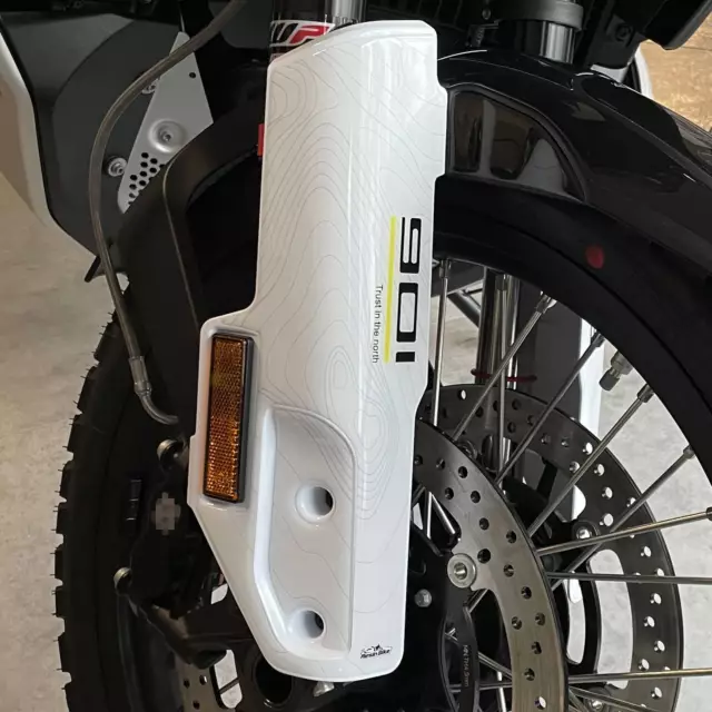 Set Autocollants Résine 3D Protections de Fource Aile Compatible Avec Husqvarna