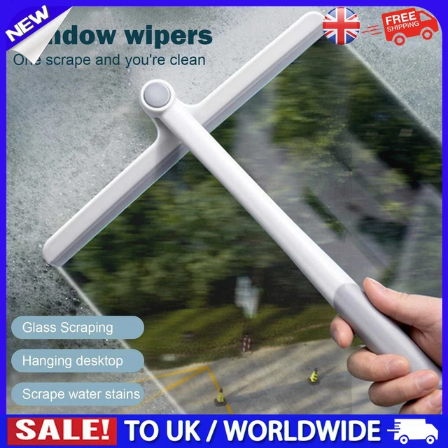 C# Squeegee - Limpiador telescópico de ventanas con cabezal giratorio lavado de ventanas