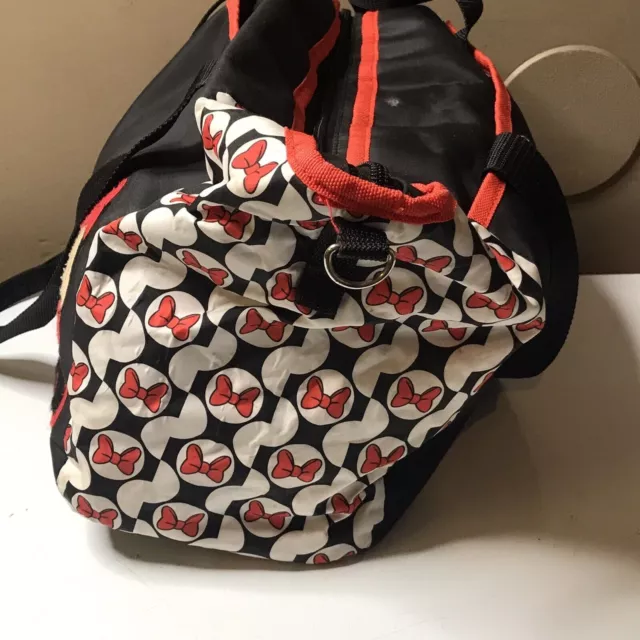Disney© Baby | Minnie Mouse Diaper Bag/Tote | Black & Red | Nice! 3