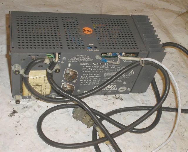 Lambda Electronics Regulated Power Supply Model: LNS-P-15
