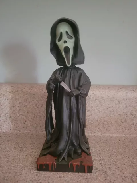 Royal Bobbles Glow-In-The Dark Ghost Face Bobblehead Scream Horror Exclusive NIB
