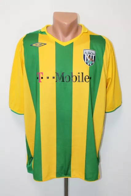 West Bromwich Albion Football Shirt Jersey Camiseta 2006 2007 Away Size XXL 2XL