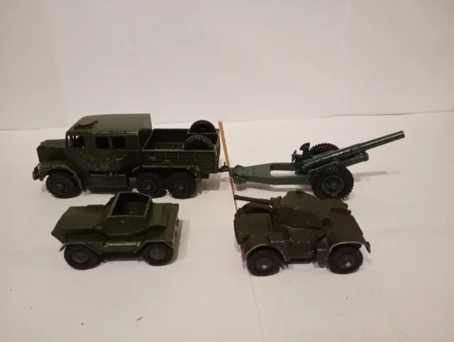 Dinky Toys Military Vehicles X 4