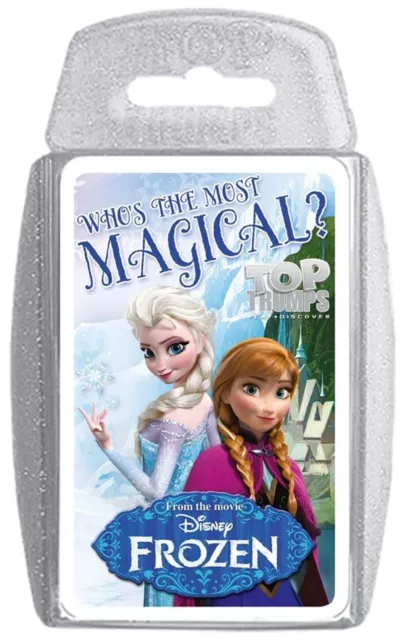 New Disney Frozen Top Trumps Childrens Childs Kids Playing Card Cards Game