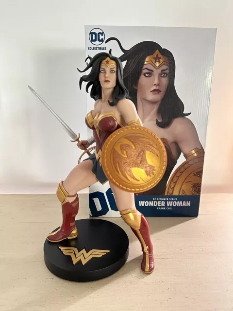 Wonder Woman By Frank Cho - DC Designer Series Statue 12” Rare Sold Out