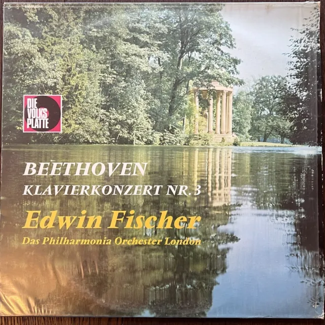 Beethoven Klavierkonzert NR. 3 Vinyl Lp / Edwin Fischer, Philharmonia Orchester