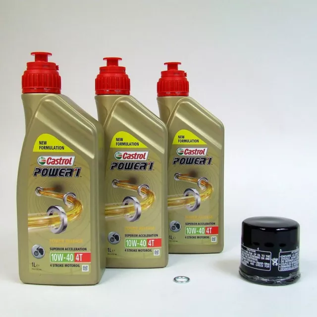 Service Kit Ölwechsel Castrol 10W-40 passend für HONDA XL 700 V Transalp