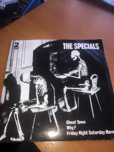 The Specials “Ghost Town” original 2 Tone 1981 CHS TT17 Two Tone Ska 7” Single