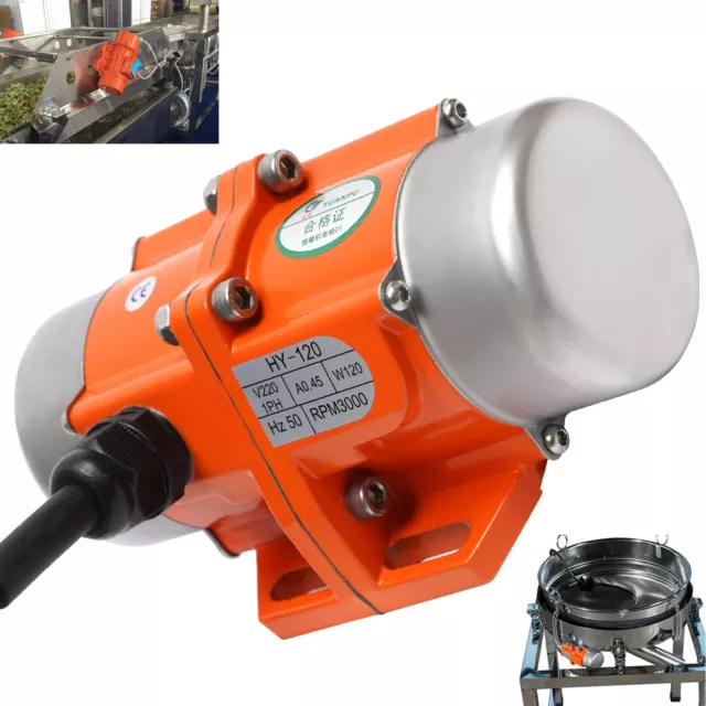 Motore a vibrazione 1 fase 120 W vibratore motore agitatore asincrono 3000 giri/min